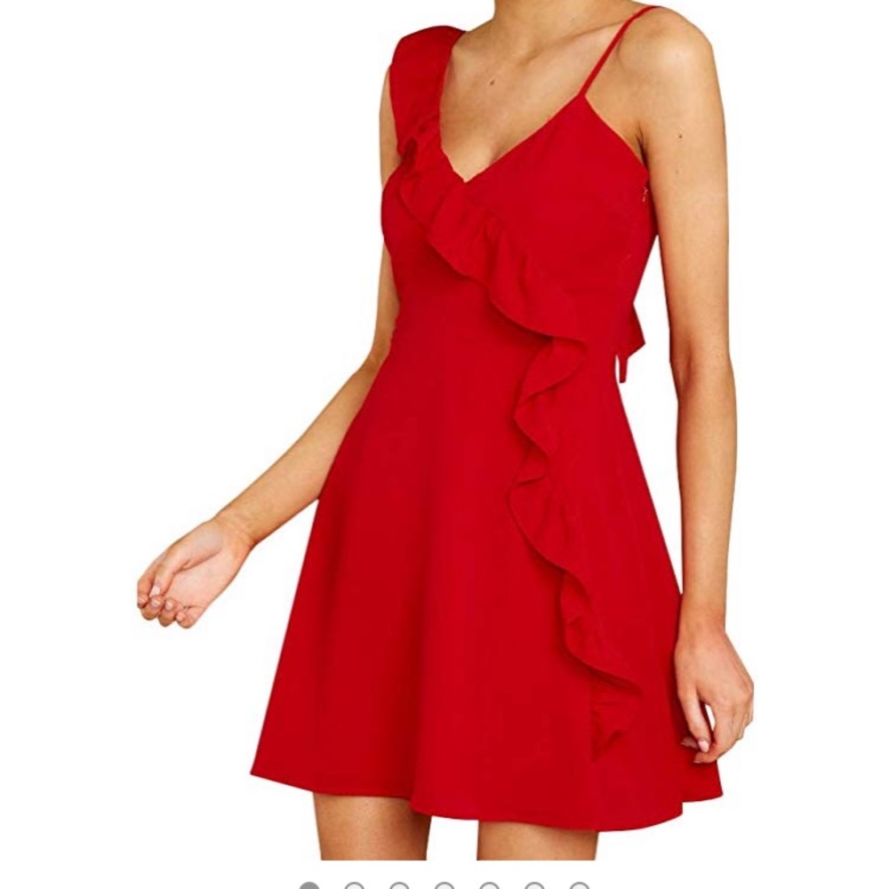 Spaghetti Strap Sleeveless Mini Dress
